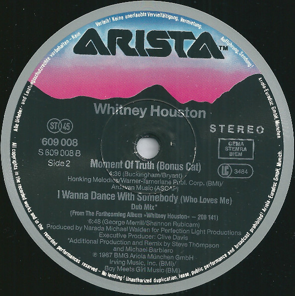 Whitney Houston - I Wanna Dance With Somebody (Who Loves Me) (12