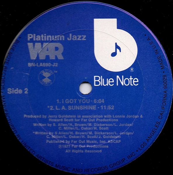 War - Platinum Jazz (2xLP, Album, Comp, Ter)