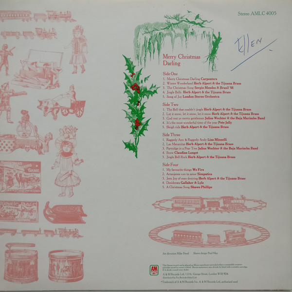 Various - Merry Christmas Darling (2xLP, Comp)