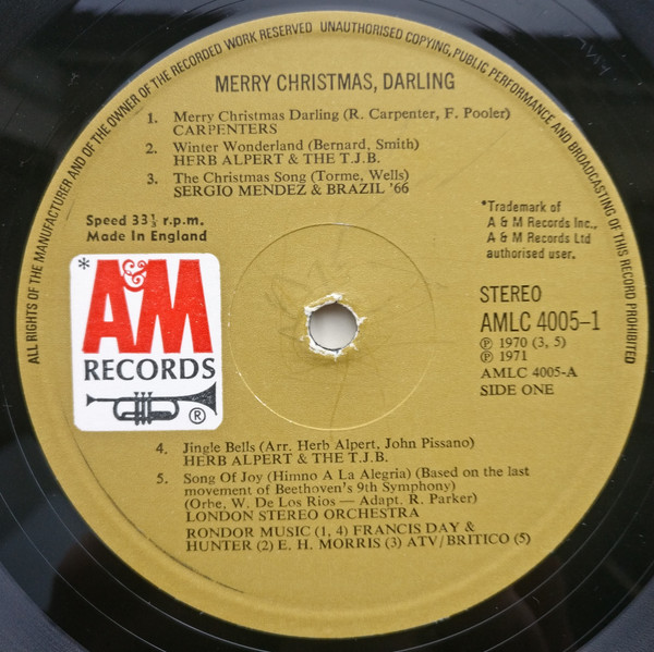 Various - Merry Christmas Darling (2xLP, Comp)