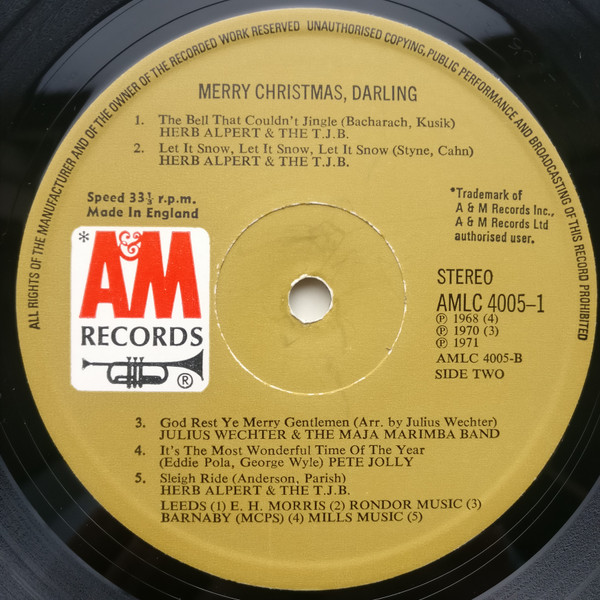 Various - Merry Christmas Darling (2xLP, Comp)