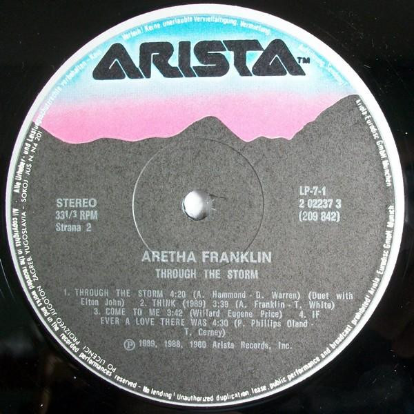 Aretha Franklin - Through The Storm (LP, Album)