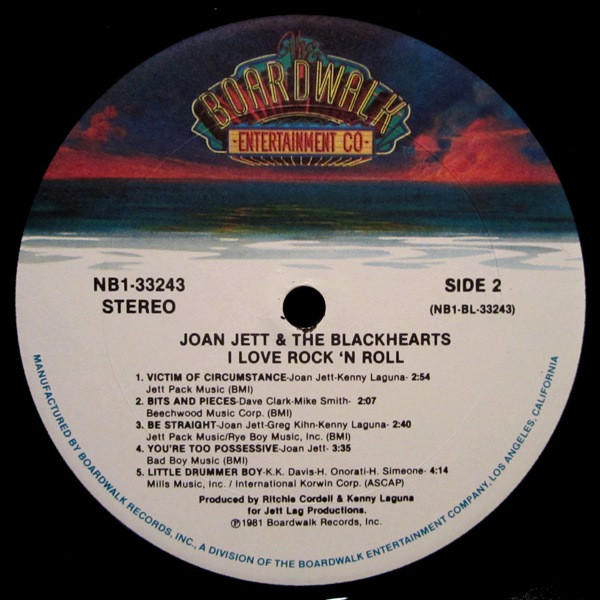 Joan Jett & The Blackhearts - I Love Rock 'N Roll (LP, Album)