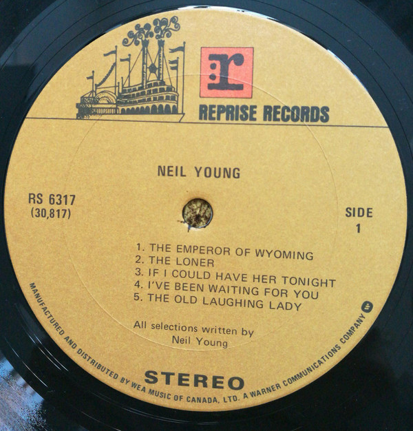 Neil Young - Neil Young (LP, Album, RE)