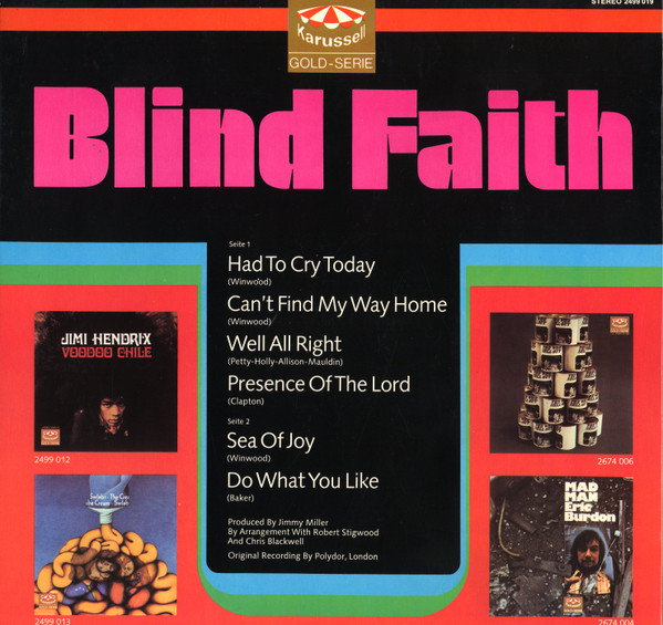 Blind Faith (2) - Blind Faith (LP, Album, RE)