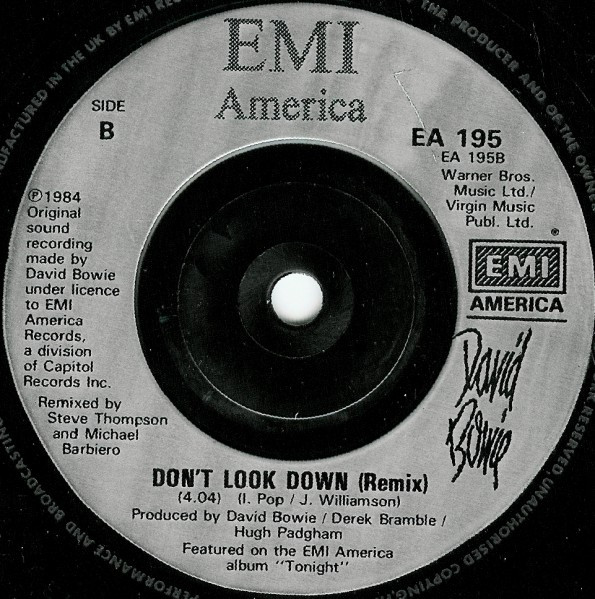 David Bowie - Loving The Alien (Re-mixed Version) (7