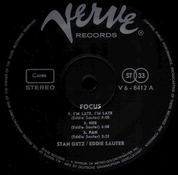 Stan Getz / Eddie Sauter - Focus (LP, Album)
