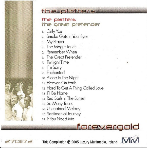 The Platters - The Great Pretender (CD, Comp)