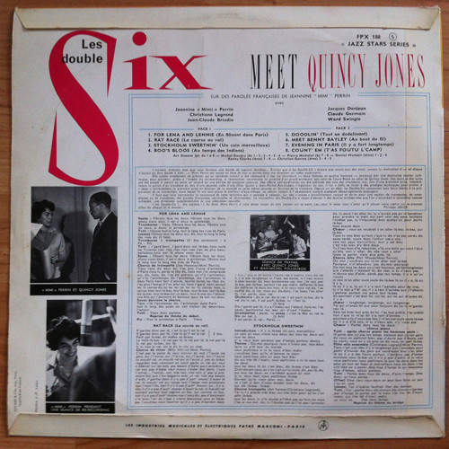Les Double Six - Meet Quincy Jones (LP, Album)