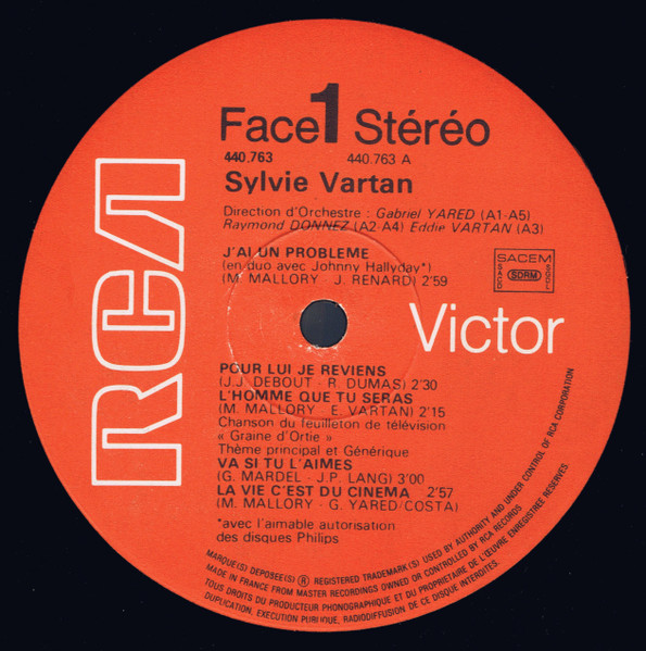 Sylvie Vartan - J'ai Un Problème (LP, Album)