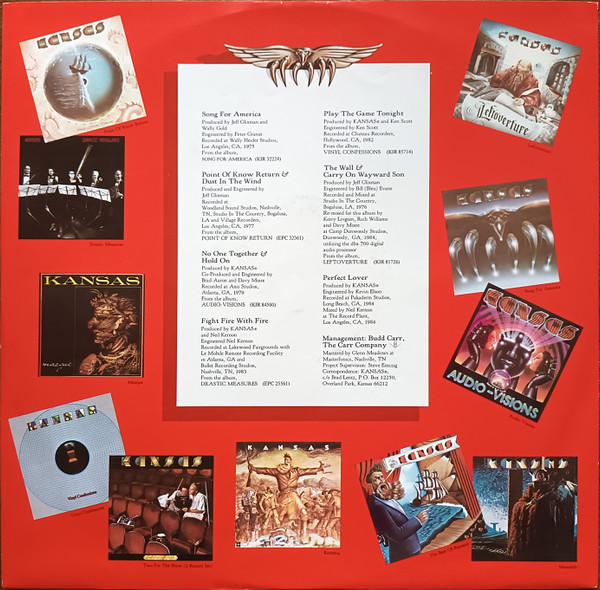 Kansas (2) - The Best Of Kansas (LP, Comp, RE)