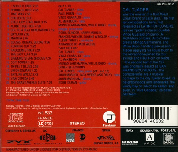 Cal Tjader - Sentimental Moods (CD, Comp, RM)