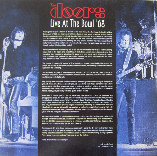 The Doors - Live At The Bowl '68 (2xLP, Album, Gat)