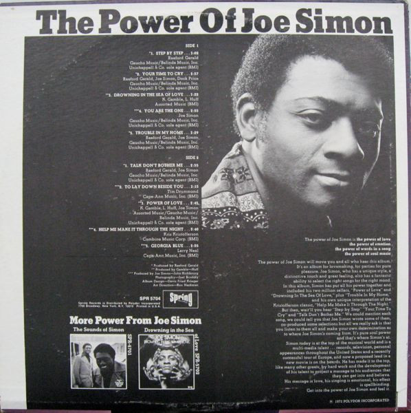 Joe Simon - The Power Of Joe Simon (LP, Album)