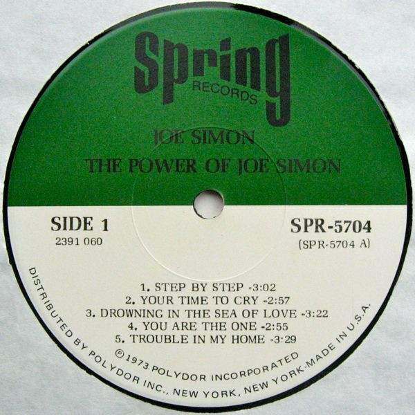 Joe Simon - The Power Of Joe Simon (LP, Album)