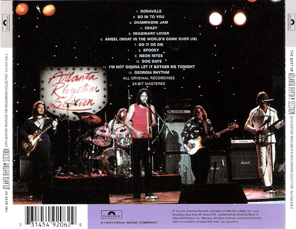 Atlanta Rhythm Section - The Best Of Atlanta Rhythm Section (CD, Comp, RM)