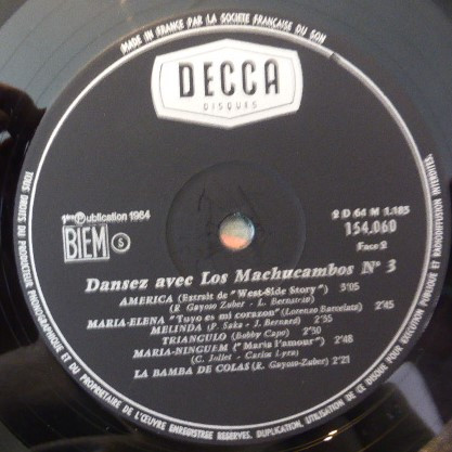 Los Machucambos - Dansez Avec Los Machucambos N° 3 (LP)