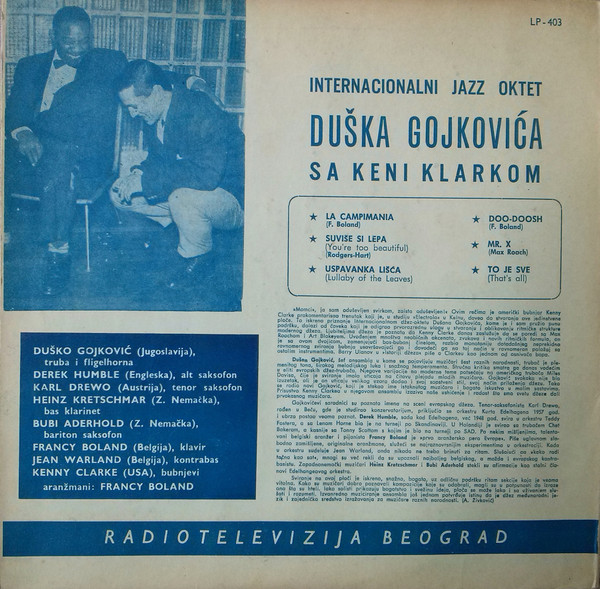 Duško Gojković*, Kenny Clarke - Internacionalni Jazz Oktet Duška Gojkovića Sa Keni Klarkom (10