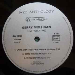 Gerry Mulligan - New-York December 1960 (LP, RE)