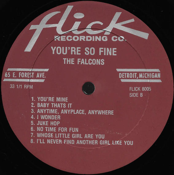 The Falcons - You're So Fine: The Falcons' Story - Part One (LP, Comp)