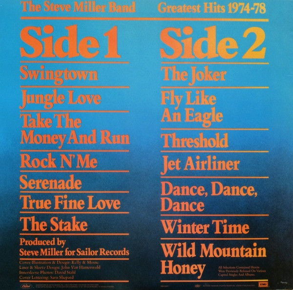 The Steve Miller Band* - Greatest Hits 1974-78 (LP, Comp, Ltd, RE, RM, 180)