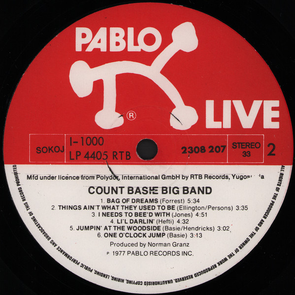 Count Basie Big Band - Montreux '77 (LP, Album, RE)