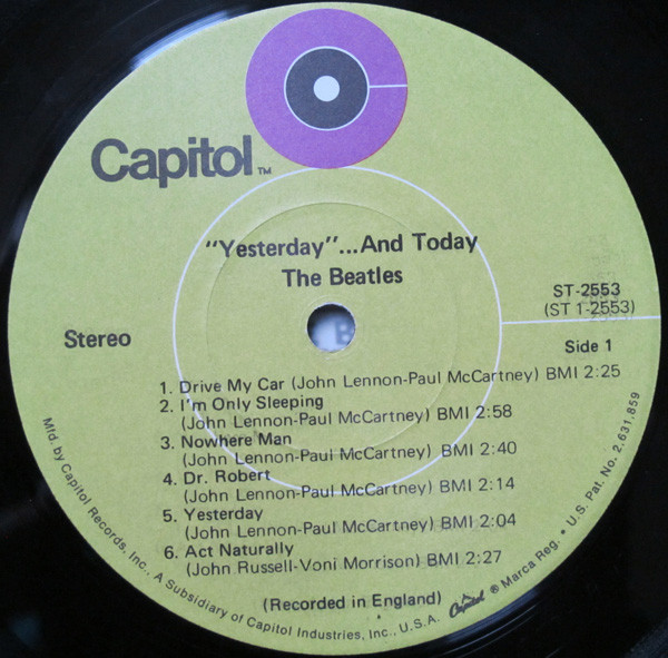 The Beatles - Yesterday And Today (LP, Album, Comp, RP)