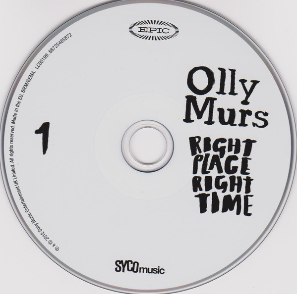 Olly Murs - Right Place Right Time (2xCD, Album, Dlx)
