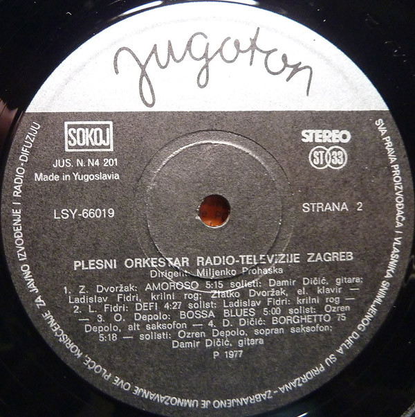 Plesni Orkestar Radio-televizije Zagreb* - Plesni Orkestar Radio-televizije Zagreb (LP, Album)