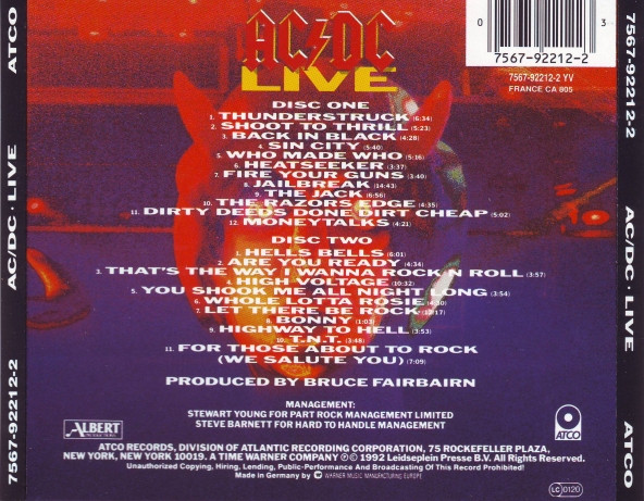 AC/DC - Live (2xCD, Album, S/Edition, Spe)