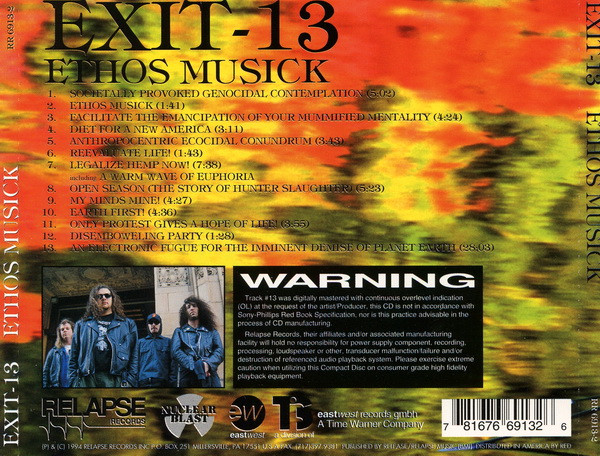 Exit-13 - Ethos Musick (CD, Album)