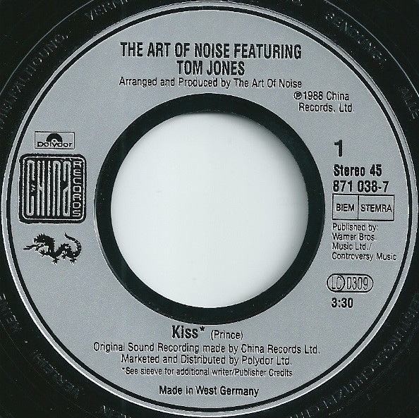 The Art Of Noise Featuring Tom Jones - Kiss (7