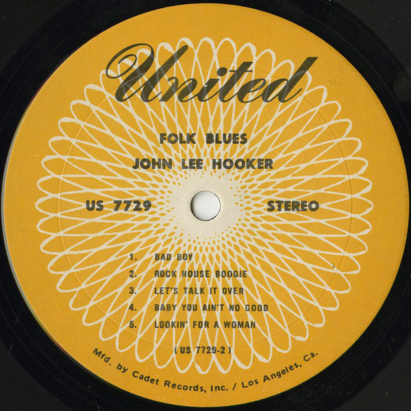 John Lee Hooker - Folk Blues (LP, Comp, RE)