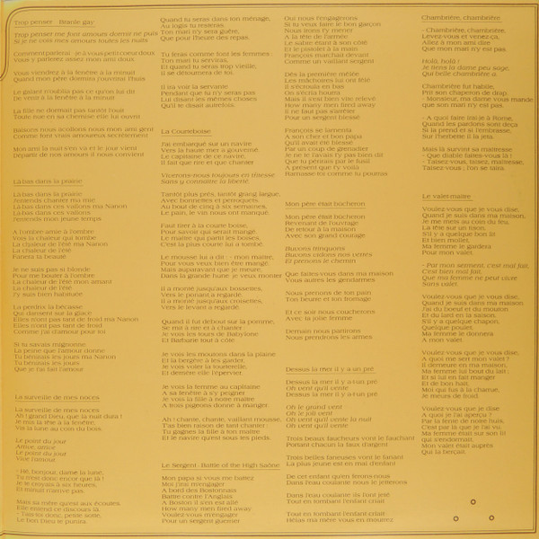 Mélusine - Voulez-vous Que Je Vous Dise... (LP, Album)