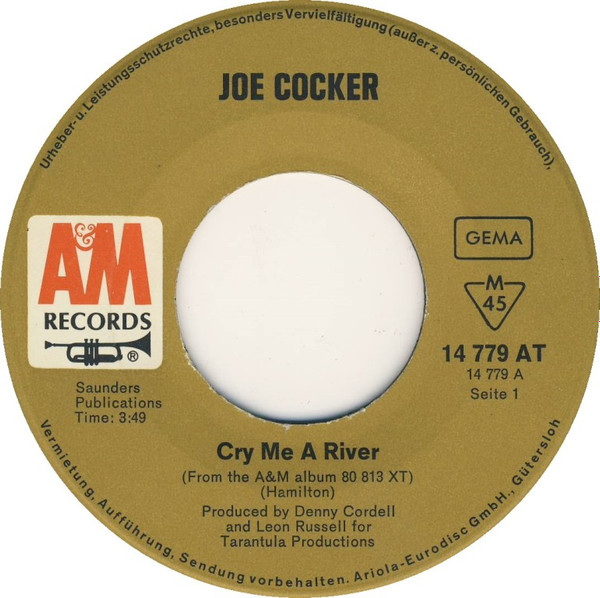 Joe Cocker - Cry Me A River (7