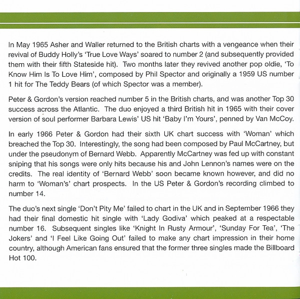 Peter & Gordon - The Ultimate Peter & Gordon (CD, Comp, Mono)