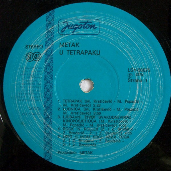 Metak - U Tetrapaku (LP, Album, Bri)
