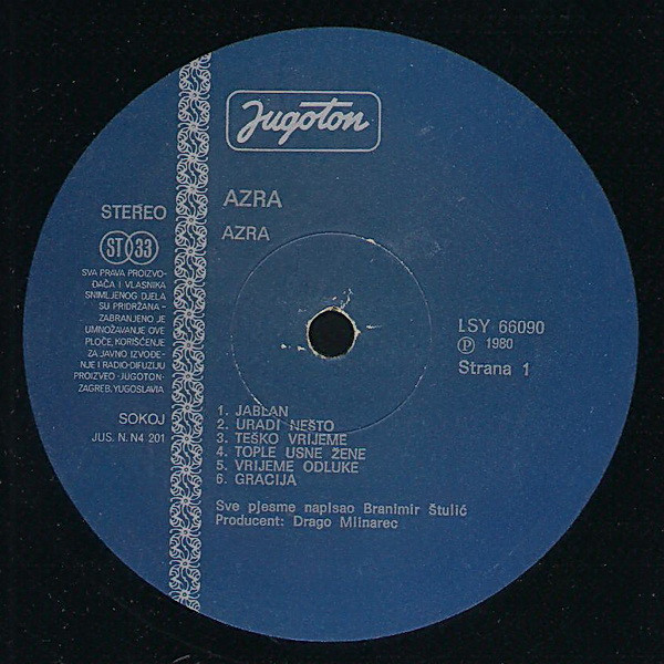 Azra (3) - Azra (LP, Album, RP)