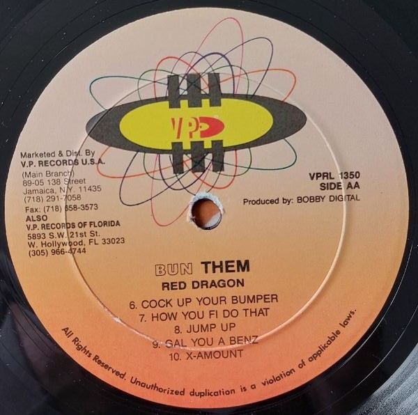 Red Dragon - Bun Them (LP, Album)