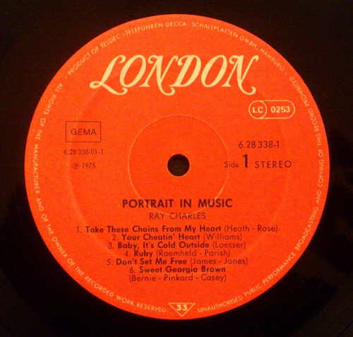 Ray Charles - Portrait In Music (2xLP, Comp)