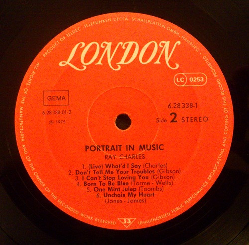Ray Charles - Portrait In Music (2xLP, Comp)