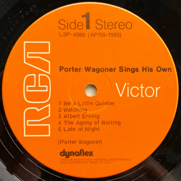 Porter Wagoner - Porter Wagoner Sings His Own (LP, Album, Ind)