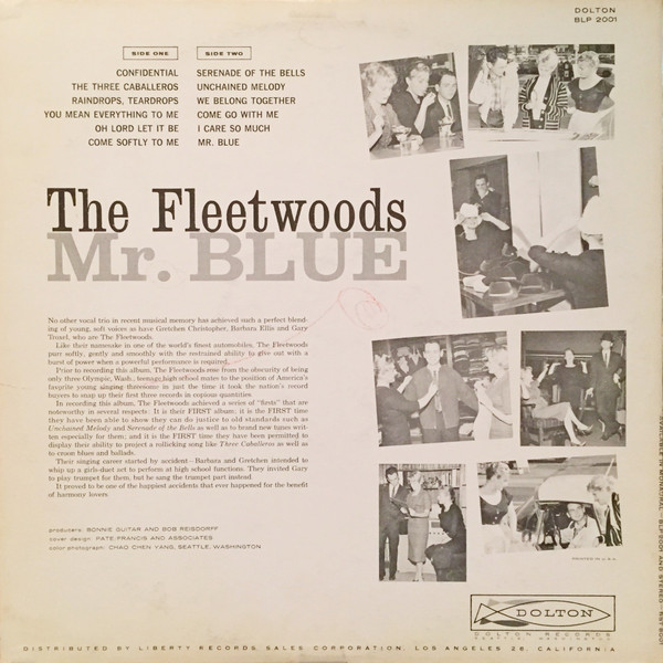 The Fleetwoods - Mr. Blue (LP, Album, Mono)