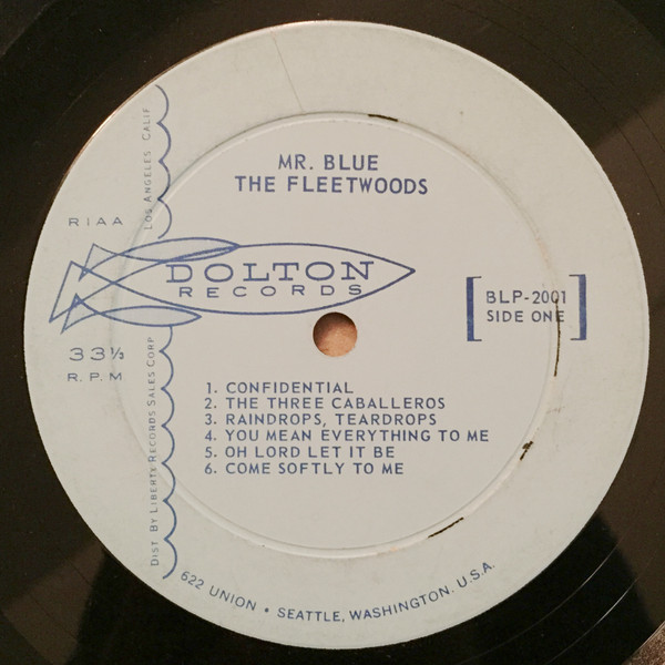 The Fleetwoods - Mr. Blue (LP, Album, Mono)