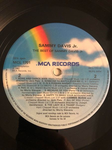 Sammy Davis Jr. - The Best Of Sammy Davis Jr (LP, Comp)