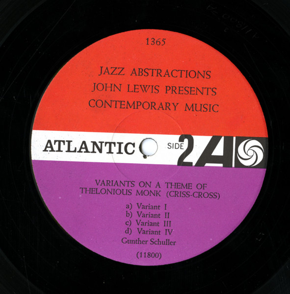 John Lewis (2) - Jazz Abstractions (LP, Album, Mono)