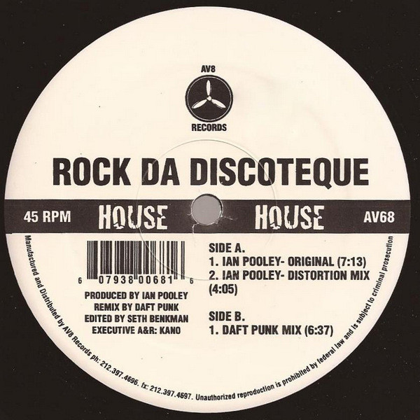 Ian Pooley - Rock Da Discoteque EP (12