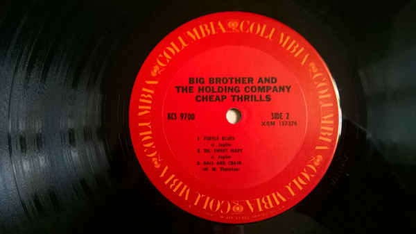 Big Brother & The Holding Company - Cheap Thrills (LP, Album, RP)