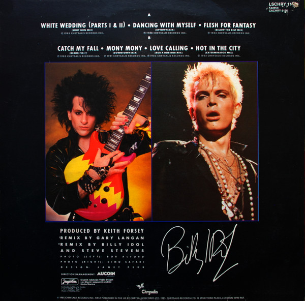 Billy Idol - Vital Idol (LP, Album, Comp)