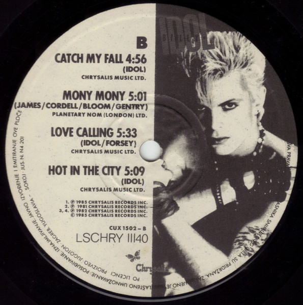 Billy Idol - Vital Idol (LP, Album, Comp)